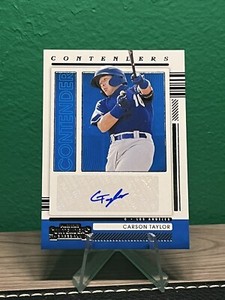 Carson Taylor Los Angeles Dodgers 2021 Panini Contenders Auto  CA-CT