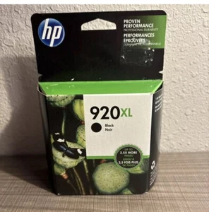 HP - 920XL High-Yield Ink AUTHENTIC Cartridge - BLACK - - Picture 1 of 3