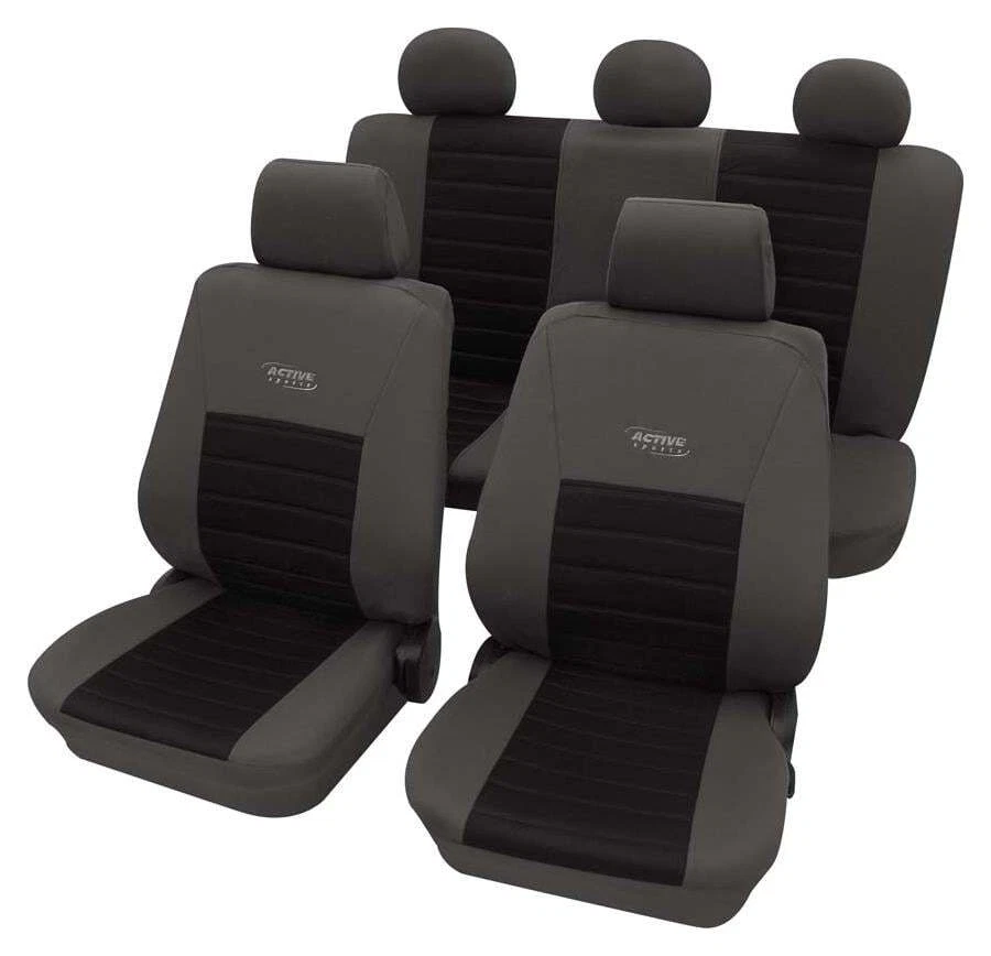 Sports Style Grey & Black Seat Cover set For Subaru Justy mk4 2007-2018 - Image 1 of 1