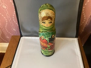 VINTAGE MATPEHA RUSSISCHE VERSCHACHTELTE PUPPE - Bild 1 von 5