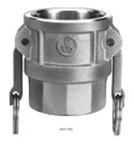 Accoppiatore donna 1/2" tipo D camlock x donna in acciaio inox nuovo di zecca D050SS304 - Foto 1 di 3