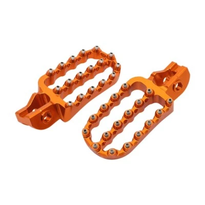 Par de estriberas CNC para motocicleta reposapiés reposapiés pedales para KTN 125-500 XCF gasolina gas Foto 1 de 4