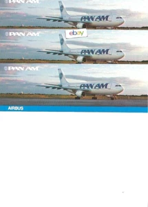 PAN AM STATIONARY WRITING PAPER (3) SHEETS AIRBUS A-300 - Picture 1 of 1