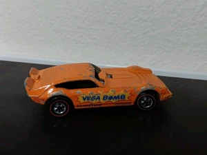 Vintage Mattel 1969 Hot Wheels Redline VEGA BOMB Orange Enamel Diecast HTF Toy - Picture 1 of 4