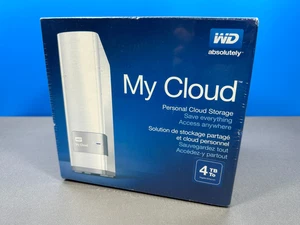 WD WESTERN DIGITAL 4TB 4 TB MY CLOUD PERSONAL CLOUD STORAGE DRIVE WHITE NEW - Picture 1 of 11