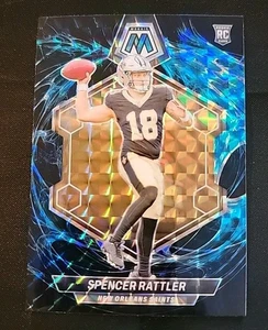 2024 Panini Mosaic - Rookies Spencer Rattler #393 Genesis Mosaic Prizm (RC) - Imagen 1 de 2