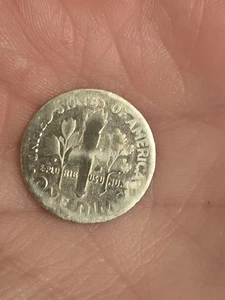 2000 ERROR Broad Struck Roosevelt Dime Entire Rim Reverse 2grams - Picture 1 of 3