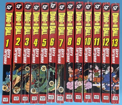 Dragon Ball Manga English Volumes 1-13 (3-13 Are NEW) Shonen Jump AKIRA TORIYAMA - Image 1 of 4