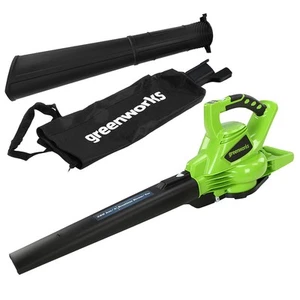 Greenworks GD40BV Cordless Leaf Blow Vac with Brushless Motor, 280km/h, - Picture 1 of 5