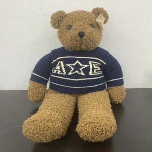 Vintage AMERICAN EAGLE Limited Edition TEDDY BEAR 20" Plush Blue Sweater Stuff - Picture 1 of 7