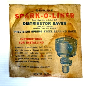 Nuevo de Lote Antiguo Ahorrador Distribuidor Spark-O-Liner Años 30 8 Cilindros Encendido - Imagen 1 de 5