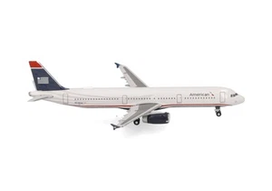 New! Herpa 538251 American Airbus A321 "US Airways Heritage", reg N578UW - 1:500 - Picture 1 of 5