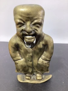  Antiqie 19th Century brass "Mr Magoo" nutcracker Rare - Picture 1 of 3