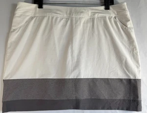 Adidas Golf Rock Skort Damen XL weiß Stretch Sporttaschen Tennis Pull On - Bild 1 von 17