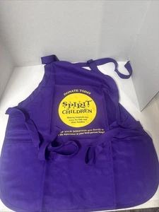 Delantal Oficial Spirit Descontinuado 2025 Halloween Púrpura Trabajo Empleado 4 Bolsillos - Imagen 1 de 4