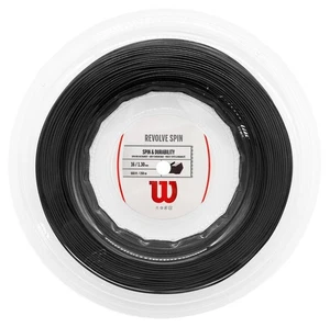 Wilson REVOLVE SPIN Tennis Racket String - 1.30mm - 200m Reel - Black - Picture 1 of 1