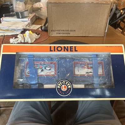 Lionel 8-87024 Christmas 2003 Large Gauge (G Gauge) 40’ Boxcar, New, Rare! - Image 1 of 4