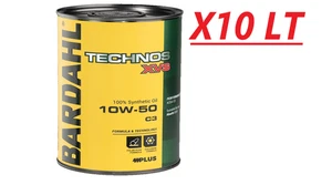 10 L Olio Motore BARDAHL TECHNOS XVS C3 10W-50 Polar Plus ACEA C3 Abarth 0101 - Foto 1 di 4