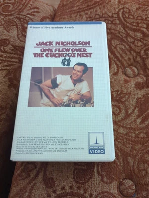 One Flew Over The Cuckoo's Nest VHS Video Jack Nicholson 1975 Thorn EMI Video - Image 1 of 4