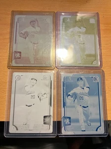 2015 Bowman & Chrome lote de 4 placas de impresión #1/1 Seth Streich Johnsonburg PA - Imagen 1 de 2