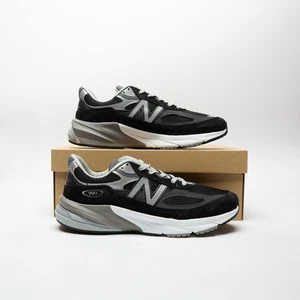 NEW BALANCE 990v6 Made In USA Men's Black SIZE 10.5 Trainers - Picture 1 of 6