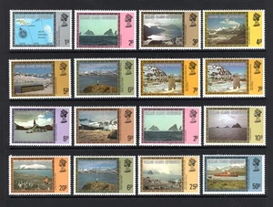 M28087 Falklands Dependencies 1980 Set X15 + Set X13 Sg 74A/88A + 74B/86B Cat£13 - Bild 1 von 2