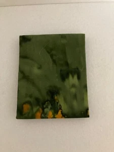 Fat Quarter - Batik - Olive Greens and Oranges - Picture 1 of 2