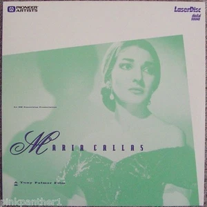 MARIA CALLAS La Divina a Tony Palmer Film Soprano Opera Laserdisc Edition - Foto 1 di 3