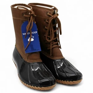 Jbu by Jambu Womens Round Toe Lace-up Duck Boots (Size 10) - Picture 1 of 7