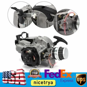 49cc 2 Stroke Engine Motor Pull Start For Pocket Bike Mini Dirt Bike ATV Scooter - Picture 1 of 17