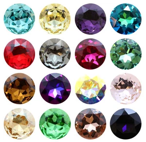 AUREA Crystals A1201 Fancy Chaton Rundsteine Kristallen * viel Farben - Picture 1 of 60