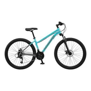 Women's 27.5" AL Comp Mountain Bike Off Road Tires, 21-Speed Bicycle, Teal - Picture 1 of 4