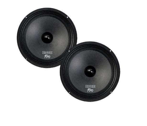 Par de altavoces woofer controladores de rango medio EDGE Pro 8" 360 W pico de audio para automóvil 180 W RMS Foto 1 de 2