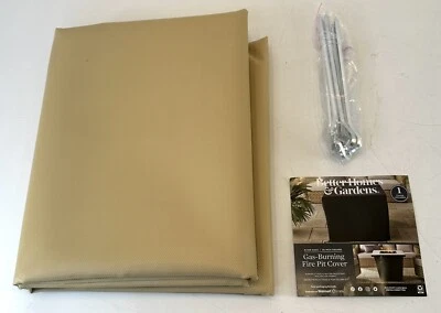 Better Homes & Gardens 30 in Square River Oak Gas Burning Fire Pit Cover - Image 1 of 4