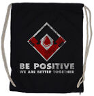 Be Positive Partnership Ii Drawstring Bag The Vampire Strain Symbol Logo Company