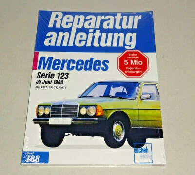 Manual de Reparación Mercedes 200/230 E/230 Ce/ 230 Te - Tipo W123 - Desde 1980 - Imagen 1 de 2