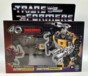 Transformers Retro 40th Anniversary G1 Insecticon Bombshell & Ramhorn 2024 - Picture 1 of 2