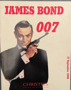 CHRISTIE’S SK JAMES BOND 007 MEMORABILIA Auction Catalog 1998 - Imagen 1 de 2