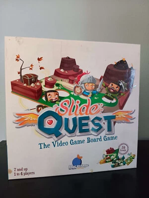 SLIDE QUEST The Video Game Board Game Ages 7 And Up, Used good condition - Image 1 of 2