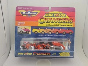 Vintage 1988 Galoob Micro Machines Sun Color Changers #1 Construction No. 6440 - Picture 1 of 3