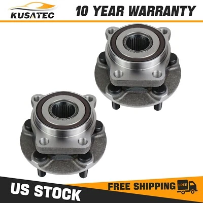 Par de conjuntos de cojinetes de cubo de rueda delantera para Subaru Outback Legacy 2005-2014 con ABS Foto 1 de 4