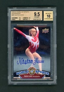 2010 Nastia Liukin Auto Upper Deck World Of Sports Autographs BGS 9.5/10 - Picture 1 of 2