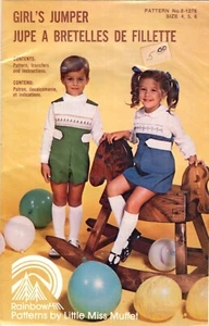 NIÑA JERSEY Calado Talla 4-6 IMPRESIONANTE Patrón de Costura Little Miss Muffet 8-1278 - Imagen 1 de 4