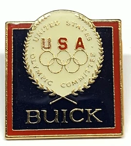 E340 OLYMPIADE ANSTECKNADEL, U.S.A OLYMPIC COMITEE, BUICK - Bild 1 von 2