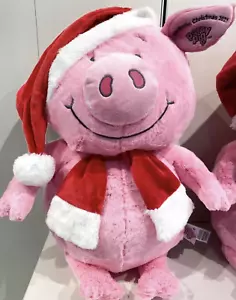 Percy Pig Stofftier Weihnachten 2021 großer Teddy LIMITIERTE EDITION 60 CM M&S Weihnachten - Bild 1 von 16