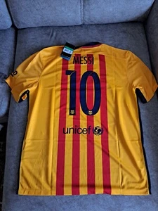 Camiseta Fútbol FC BARCELONA Leo Messi Original XL NEW BNWT 658785-740 NIKE - Imagen 1 de 17