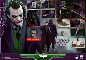 HOT TOYS 1/4 THE DARK KNIGHT QS010 THE JOKER SPECIAL EDITION ACTION FIGURE
