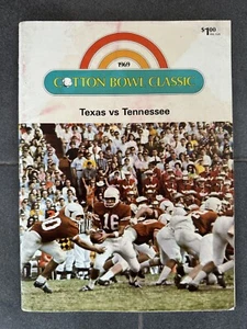 1969 Cotton Bowl Programm (1. Januar 1969) Texas vs. Tennessee ^GRUMPYBUCK^ - Bild 1 von 2