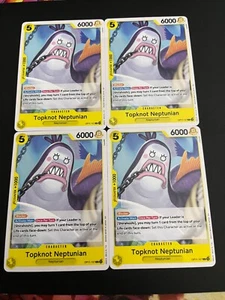 Juego de cartas coleccionables One Piece TCG OP11 OP11-107 Topknot Neptunian X4 - Imagen 1 de 8