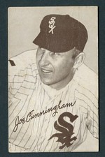 1947-66 Exhibits W461 Joe Cunningham Chicago White Sox Vintage Baseball Card PR